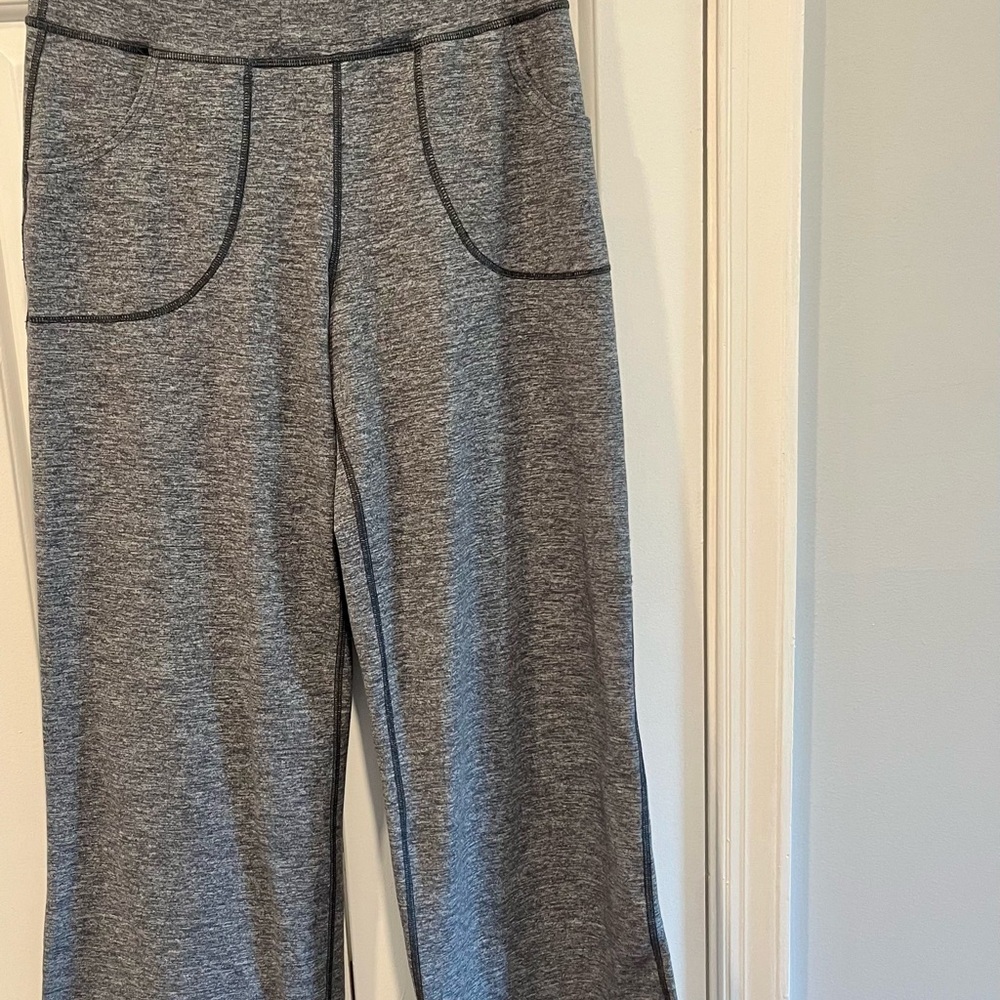 Athleta Heather Gray Relaxed Pants